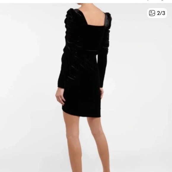 NWT VERONICA BEARD Toki velvet mini dress size 6 - Picture 2 of 3